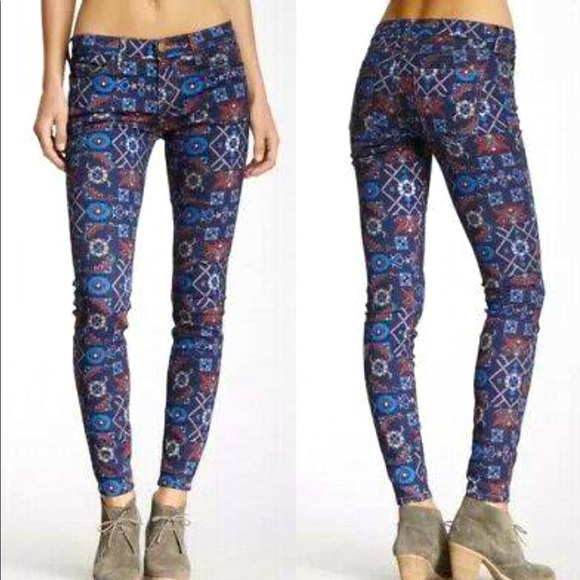 Current Elliot Midnight Tapestry Pant - Picture 1 of 5